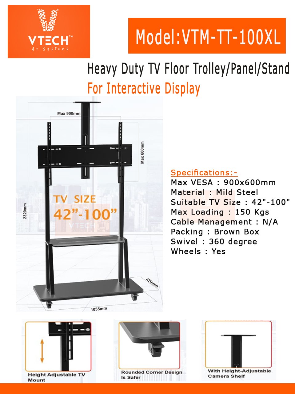 interactive panel stand