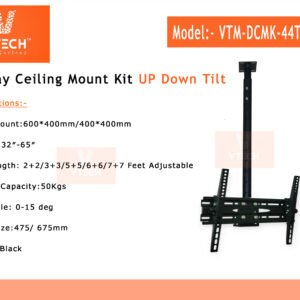Display Ceiling Mount Kit for 32-to-65-inch With Tilt Arms Model: VTM-DCMK-64T