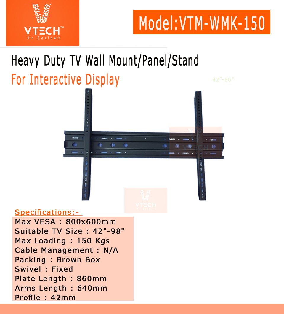 wall mount heavy stand