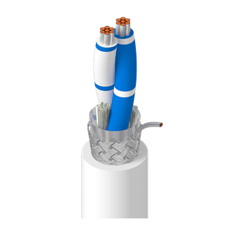 9841 DMX Belden AV Cable , 2 Core, Shielded