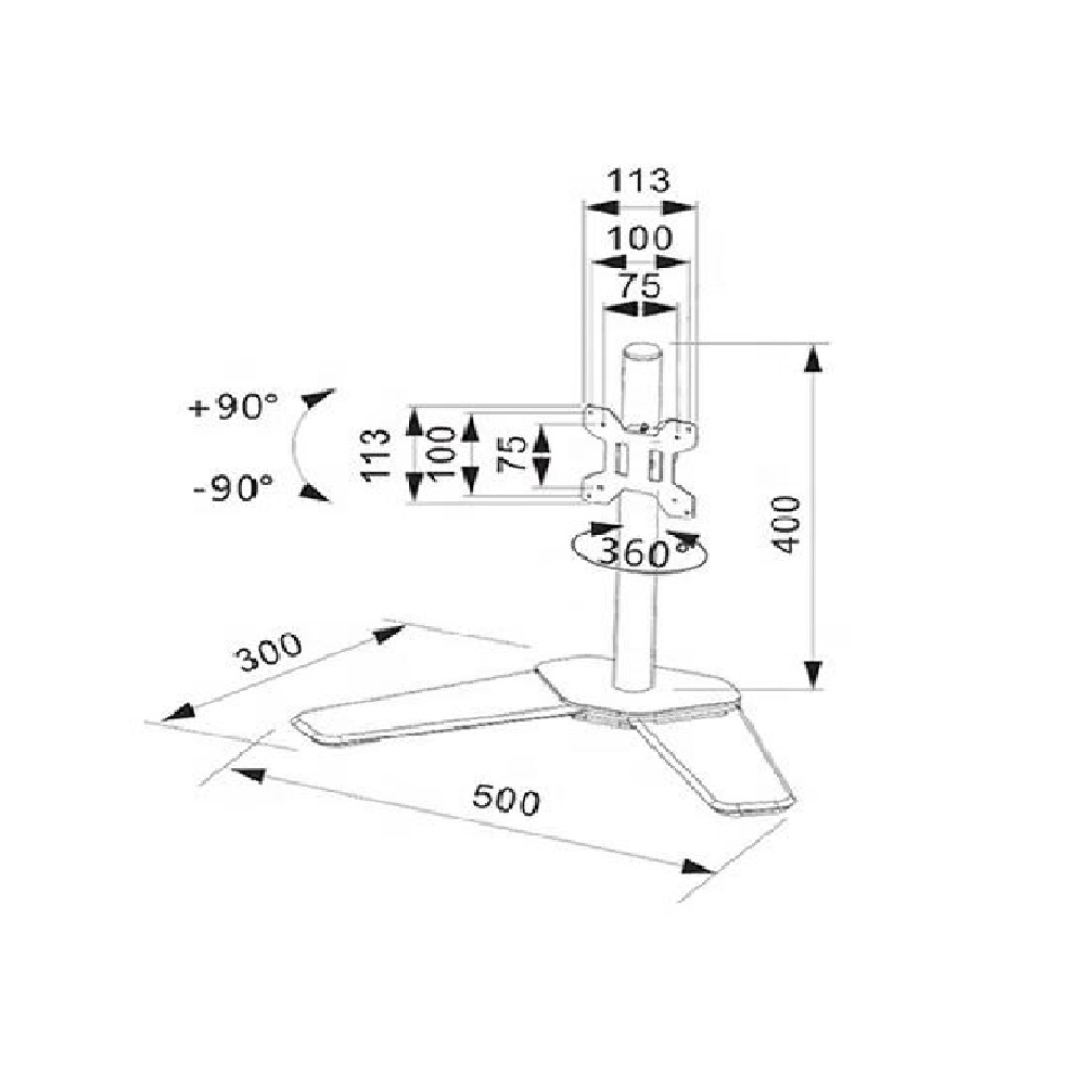 Desk Top Monitor Stand