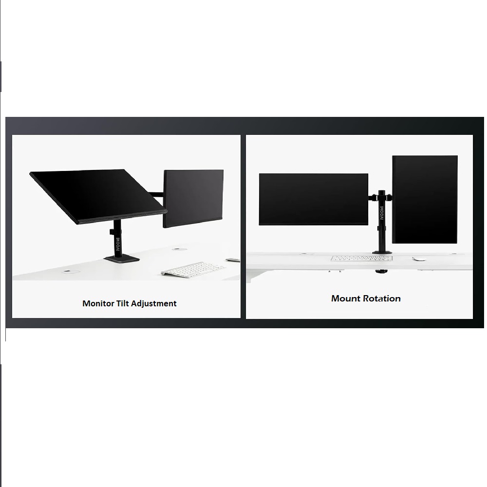 Dual Monitor Stand for Desk.