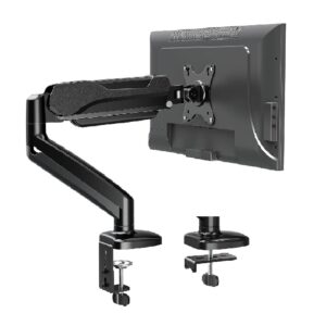 Single Monitor Arm Gas Spring for 13”-32” Screen, Monitor  Desk Mount.