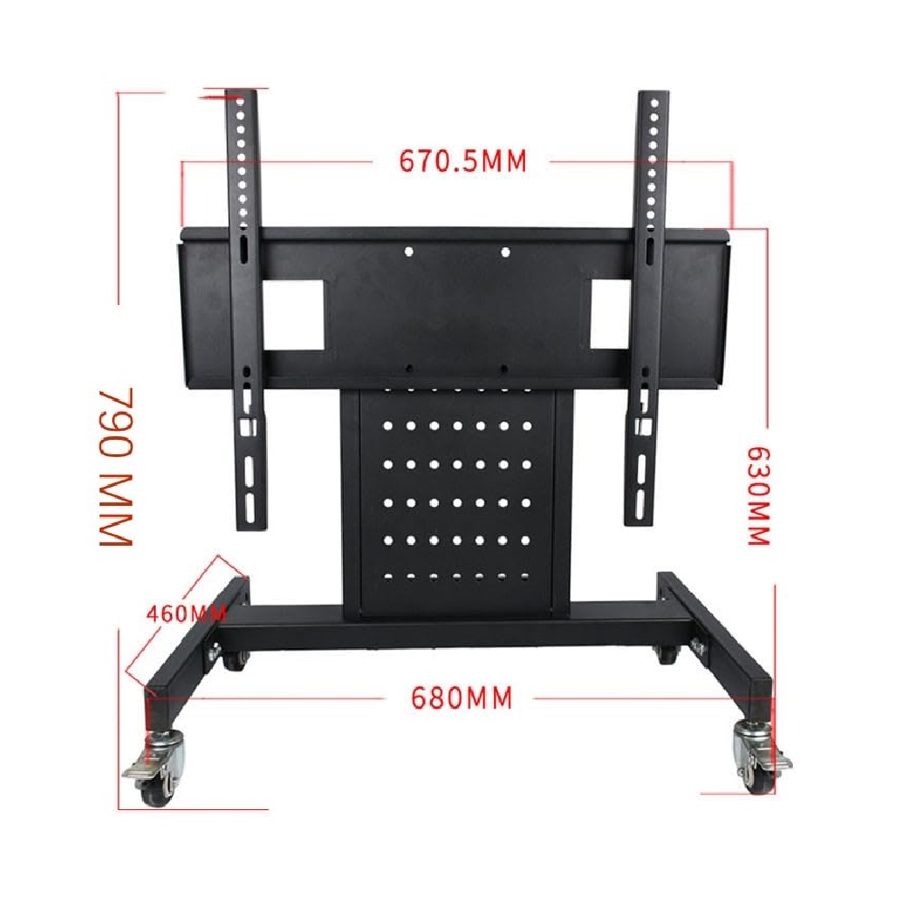 Stage TV Trolley with Wheels for 32" inch to 75” LED, LCD .