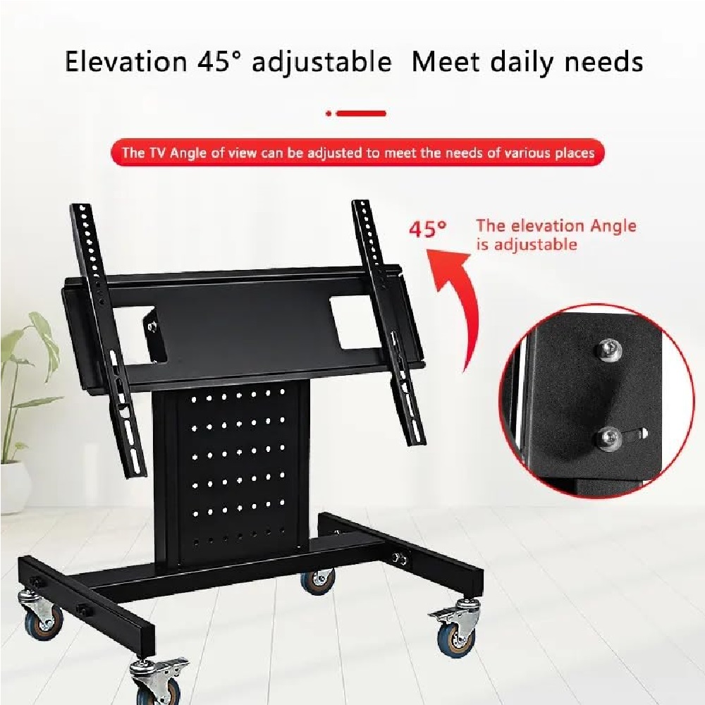 Stage TV Trolley with Wheels for 32" inch to 75” LED, LCD .