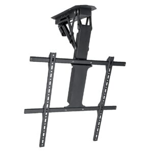 Motorised TV Ceiling Mount with Swivel Design & Double Stud Installation Option